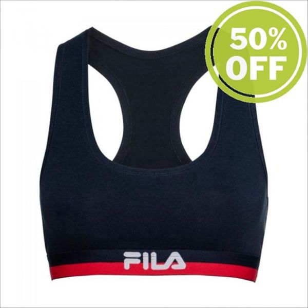 Fila 1 Pack Unlined Women's Bras - Navy,NZ 285-53762